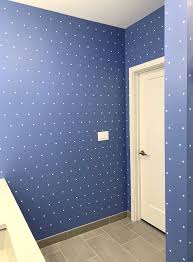 Hand Painted Polka Dot Bathroom In