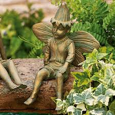 fairy boy garden statue garden