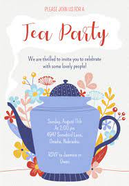 tea party invitations