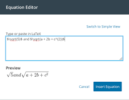 equation editor