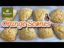 how to make orange scones panera