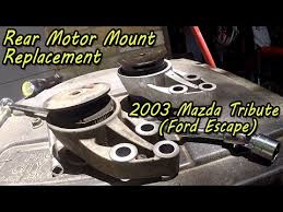 The wiring diagram supplement for a 2003 mazda protege. Rear Motor Mount Replacement 2003 Mazda Tribute Ford Escape Youtube