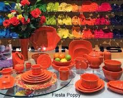 Dr Dinnerware Fiesta Poppy New Fiesta Color For 2014