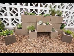 how to build a cinder block garden wall