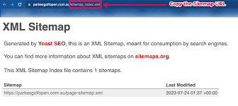 sitemap to google search console