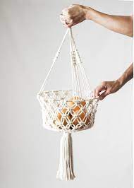 Macrame Fruit Basket Hanging