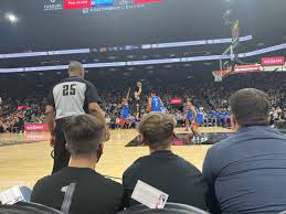 vip courtside floor at footprint center