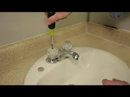 replace bathroom sink faucet handles