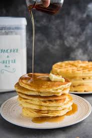 homemade pancake mix or homemade waffle