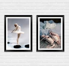 Ballet Prints Ballerina Shoes Photo