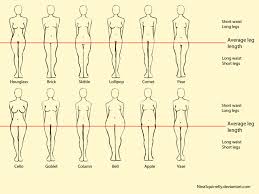 Comic Art Reference Realistic Woman Body Shape Chart