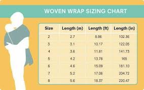 Woven Wrap Sizing Chart Baby Wearing Wrap Woven Wrap