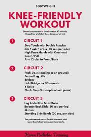 low impact workout for bad knees