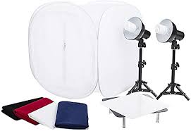Amazon Com Fovitec 1x Photography Portable Studio Table Top Lighting Tent Collapsible Multi Uses Quick Set Up Lightweight For Ecommerce Camera Photo