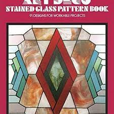 Art Deco Stained Glass Pattern Book