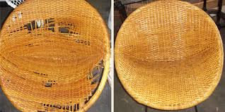 wicker chair restoration clearance