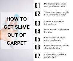 how to get slime out of carpet carpet