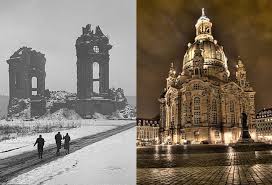 A firestorm results and over 22,000 die The Remarkable Dresden Church Rises From Ashes Of Wwii Bombing