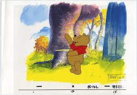 Disney Winnie The Pooh Animation Cel Of