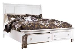 pice queen sleigh bed with storage