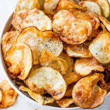 Home Made Potato Chips In Air Fryer gambar png