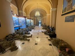 The national guard will always hold a special place in the hearts of all the bidens, she said. The Us National Guard Sleeping In The Capitol Pics