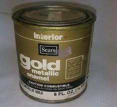 vintage 1970s sears gold metallic