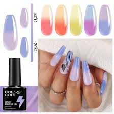 nail gel polish color 10ml thermal oem