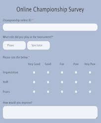 free survey templates questionnaire