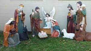 outdoor nativity set