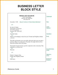 Business Letter Format Mla Example Best Business Letter Block Format