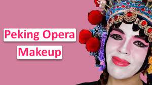 trying peking opera makeup beijing