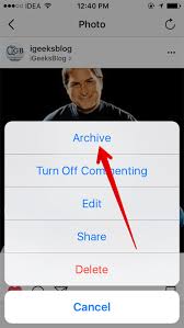 Once you're there, tap the three horizontal lines in the upper right. How To Archive Instagram Posts On Iphone And Ipad Igeeksblog