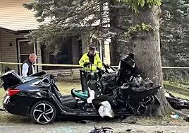 horror pictures show car crash that
