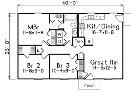 1000 Sq Feet Modern House Plan