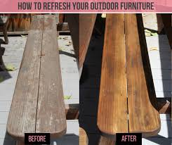 how to make your wood patio furniture