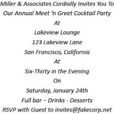 tail party invitation wording ideas