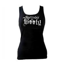 Details About Surrender The Booty 2 Pirate Shirt Womens Graphic Tank Top Size S 2xl Black