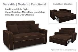 brown sofa bed futon couch