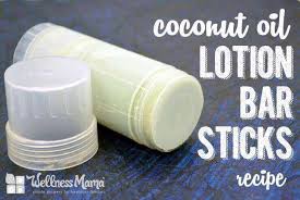 coconut oil lotion bar sticks