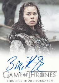 game of thrones full bleed autograph