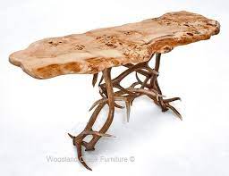 Burled Wood Rustic Wood Furniture