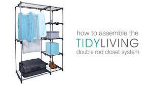 emble the double rod closet system