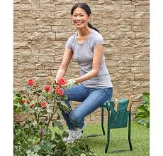 garden kneeler seat with pouch fresh