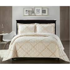 Ruffle Embossed Quilted Bedspread Bed