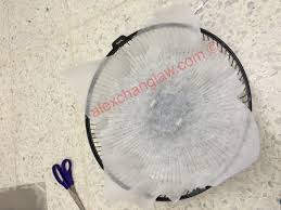 diy homemade fan haze filter usd6 machine