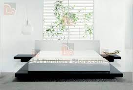 Opal Japanese Style Platform Bed And 2