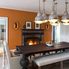 burnt orange dining rooms design ideas