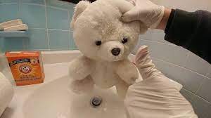 surface cleaning a teddy bear you