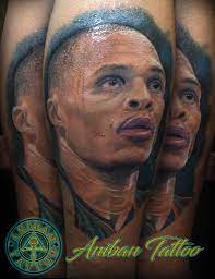 Latest on washington wizards point guard russell westbrook including news, stats, videos, highlights and more on espn. Russell Westbrook Portrait Tattoo Tattoos Portrait